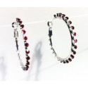 Swarovski Deluxe Tennis Hoop Oorbellen