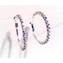 Swarovski Deluxe Tennis Hoop Oorbellen