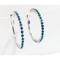 Swarovski Deluxe Tennis Hoop Oorbellen