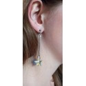 Boucle d'oreille Star Long