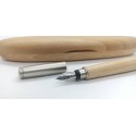 stylo plume en bois avec boîte