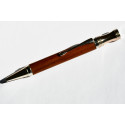 Houten Balpen van Rozenhout met Beukenhouten Pennendoos – Personaliseerbaar, Elegant Design, Parker Vulling, Lengte 13 cm