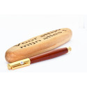 houten vulpen met doos